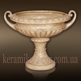 Керамическая античная чаша под мрамор