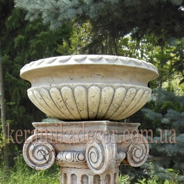 Горщик керамічний, плошка v- 0201е