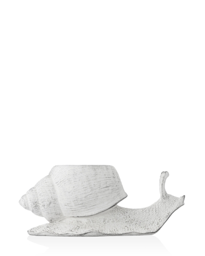 Керамічне кашпо "Равлик" акрилове пориття