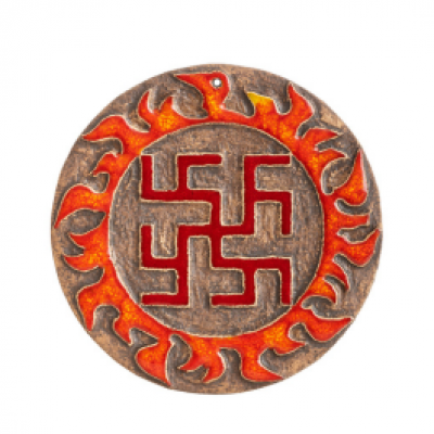 Плакетка "Квітка Папороті" в глазурованому покритті