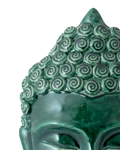 Керамічна маска "Будда" глазуроване покриття