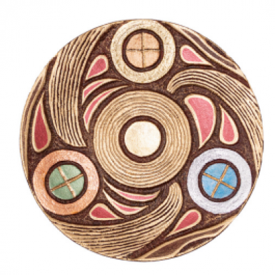 Декоративна тарілка "Народження світів" d30см