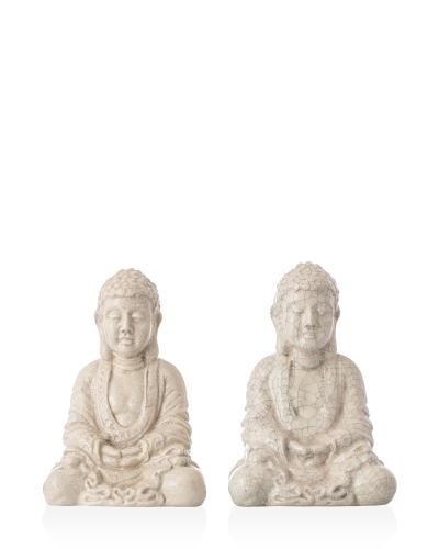 Керамічна скульптура "Будда" h 22см глазуроване покриття