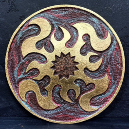 Декоративна тарілка "Вогонь Творіння" d30 розпис
