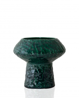 Керамічна ваза "Луна 5" глазур-рельєф