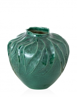 Керамічна ваза "Балі №1" глазур-рельєф