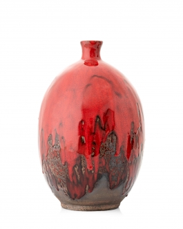 Керамічна ваза-бутилка v-106g