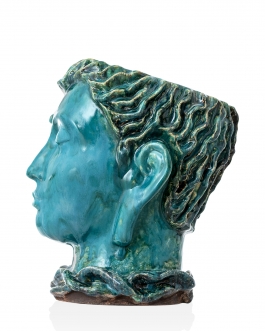 Кашпо "Будда" h30 глазуроване покриття